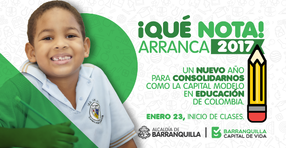 Banner inicio de clases enero 23 de 2017.