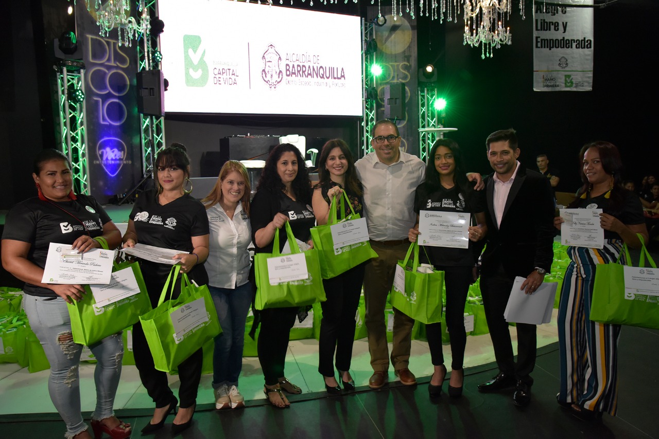 Mujeres beneficiarias de la iniciativa