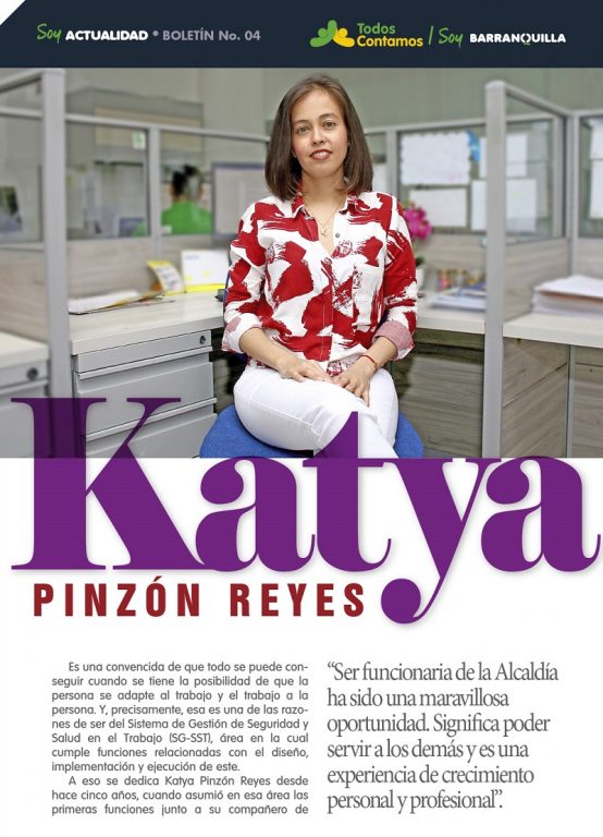 Flyer de todos contamos con información de Kathya Pinzon