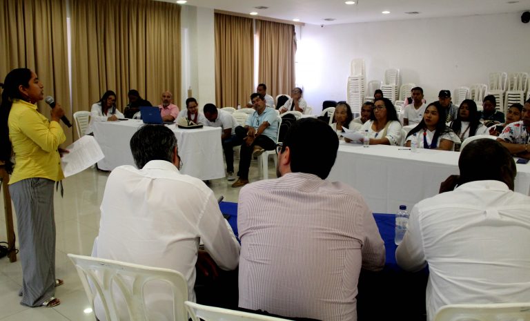 Intervención de Deivy Cásseres, jefe de la Oficina de Participación Ciudadana; Clemente Fajardo, secretario de Gobierno; Juan Manuel Alvarado, secretario de Planeación.