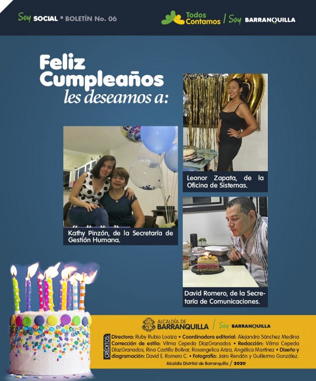 Flyer Todos contamos informacion cumpleaños funcionarios