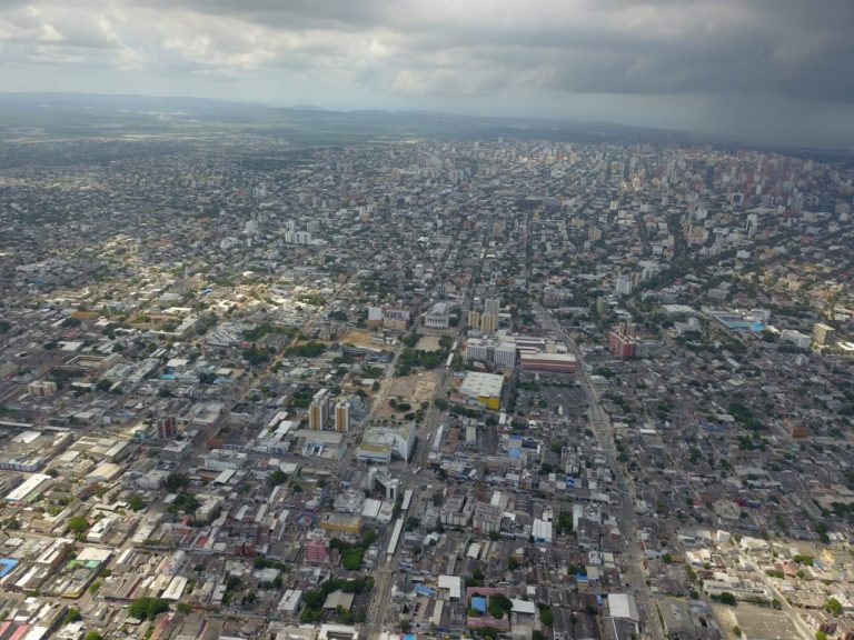 Vista aérea de Barranquilla