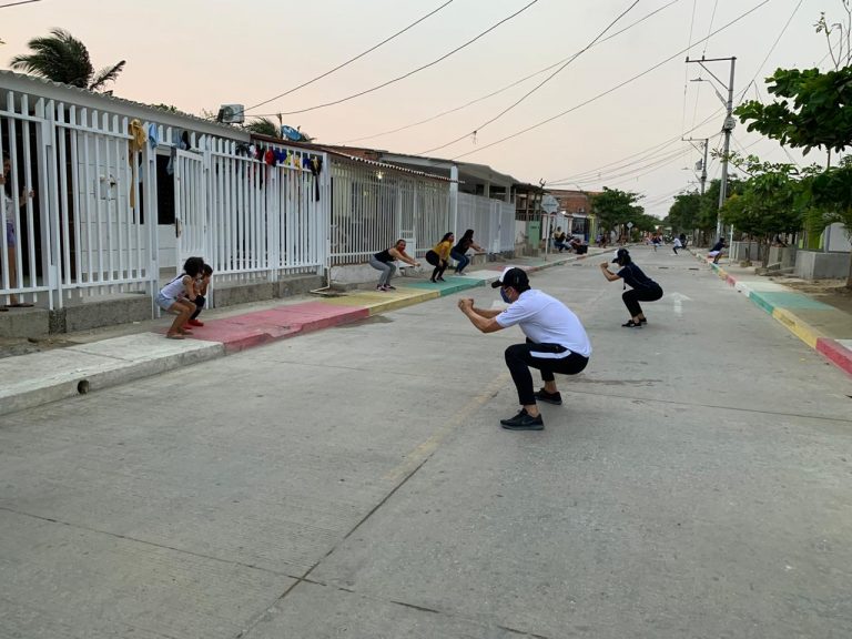 Actividad deportiva en el corregimiento La Playa