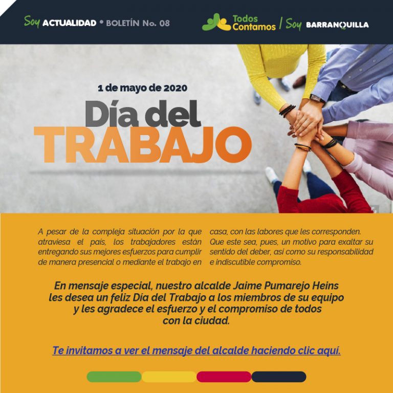 Flyer todos contamos con informacion del dia del trabajo