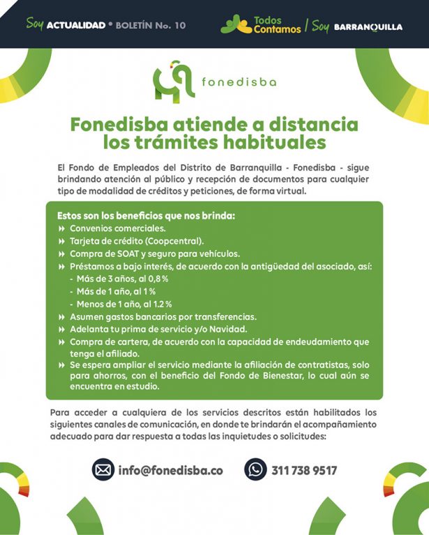 Flyer todos contamos con informacion Fonedisba