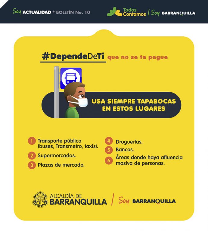 Flyer Todos Contamos con informacion de autocuidado