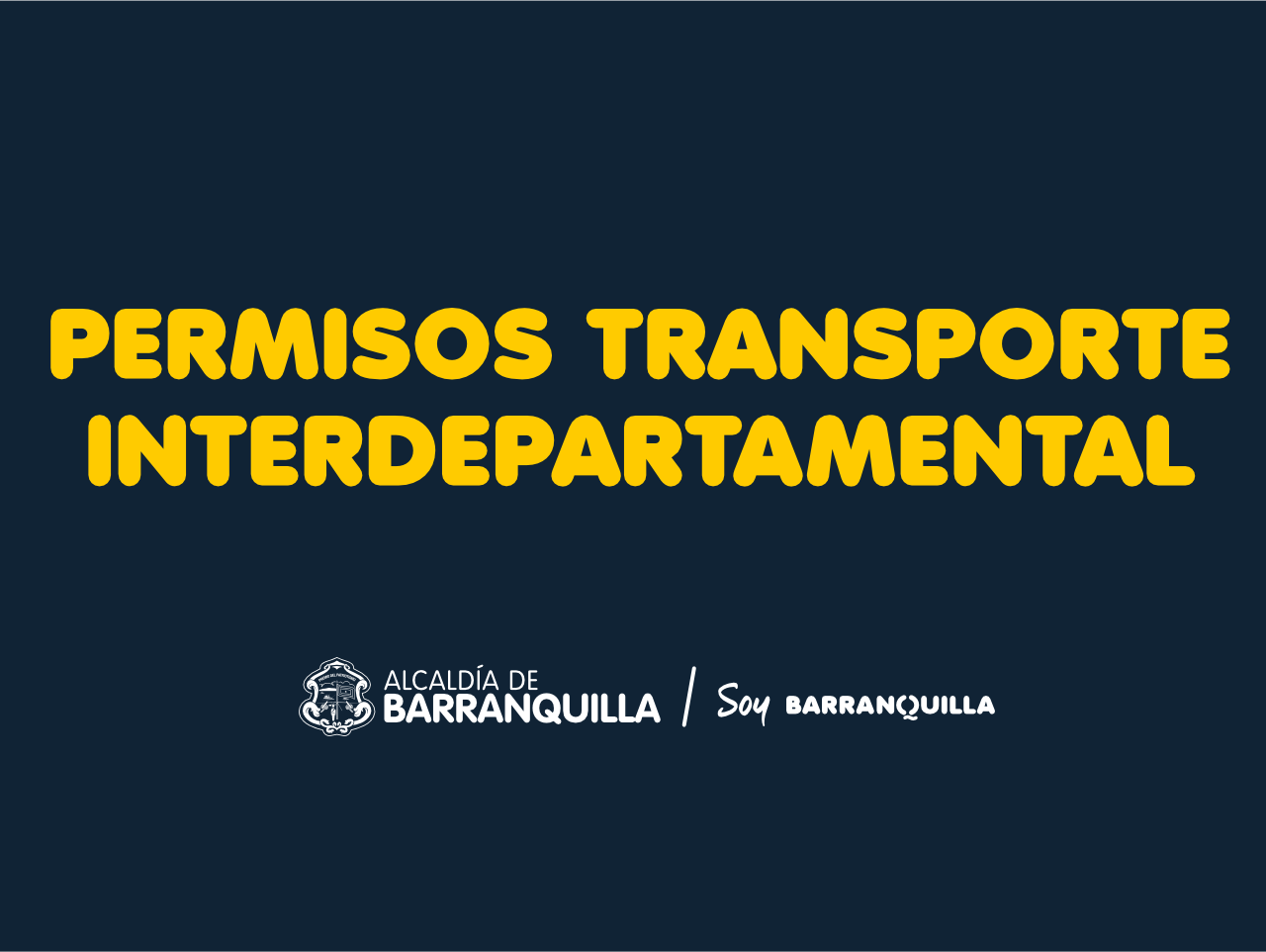 Permisos Transporte Interdepartamental Alcaldia De Barranquilla