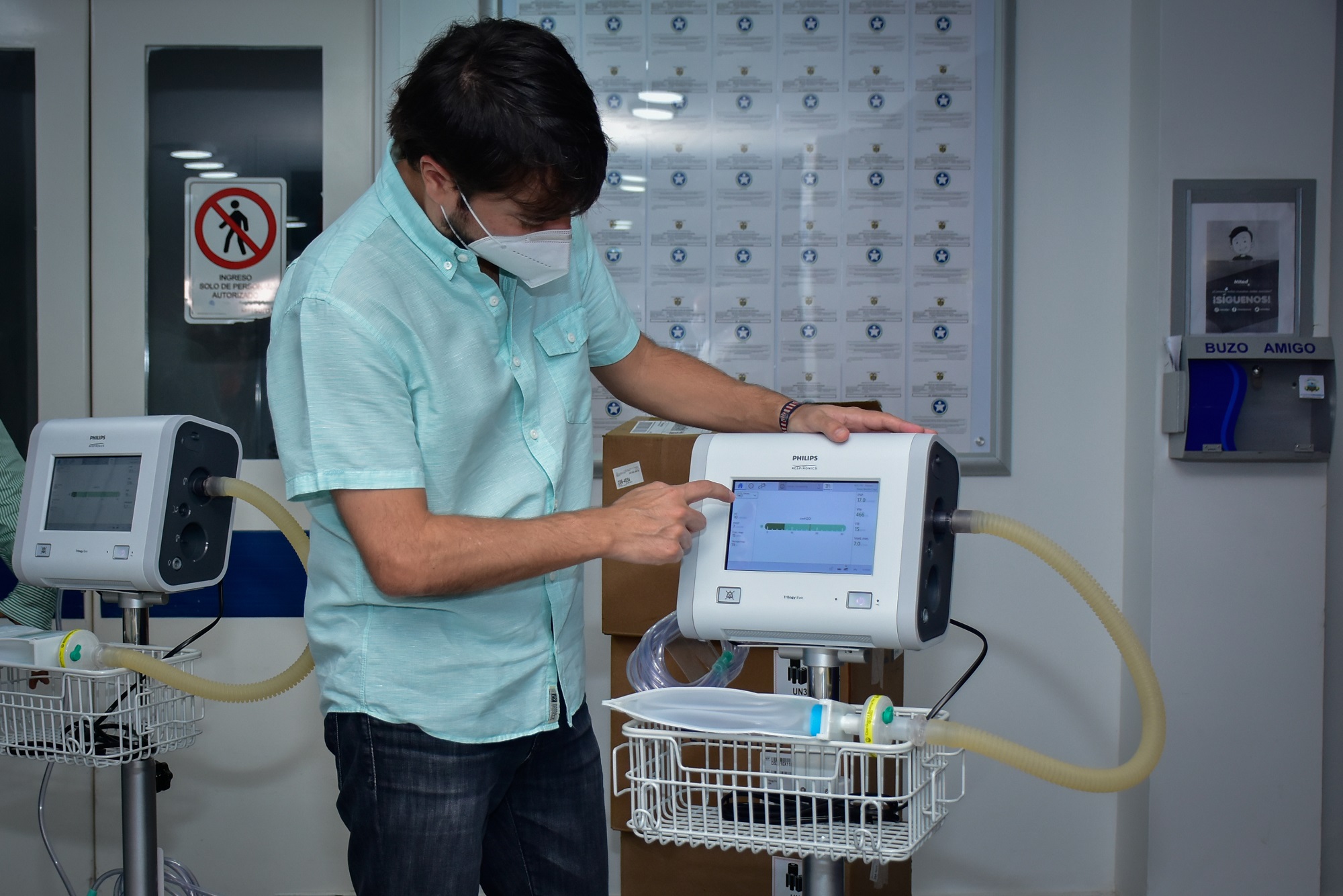 Instalación de nuevos ventiladores en el Adelita