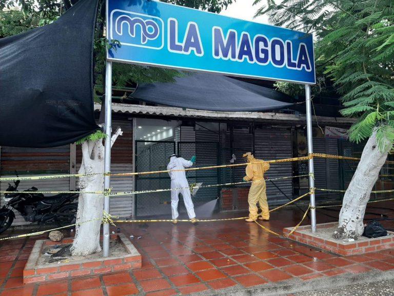 Lavado y desinfección mercado La Magola