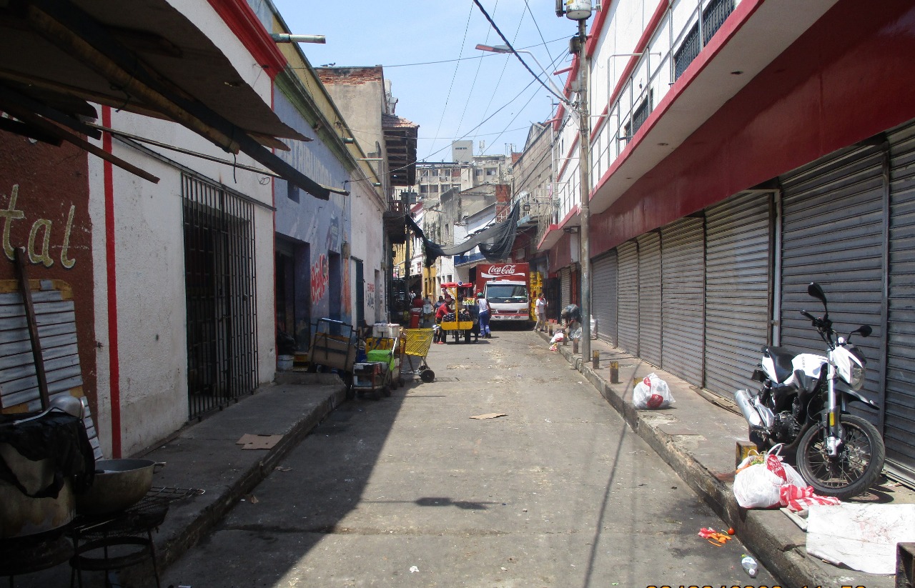 Callejón centro de Barranquilla