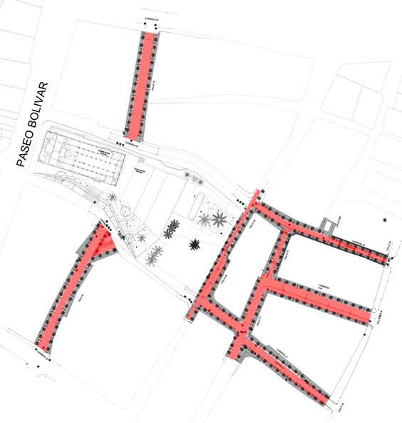 Mapa localización de vendedores informales