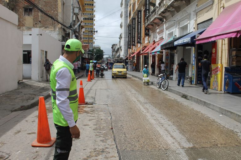 Orientador vial en calle 35