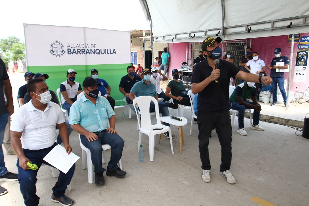 Pumarejo en entrega de obras