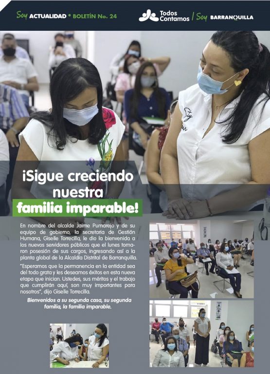 Página Todos Contamos Sigue creciendo nuestra familia imparable