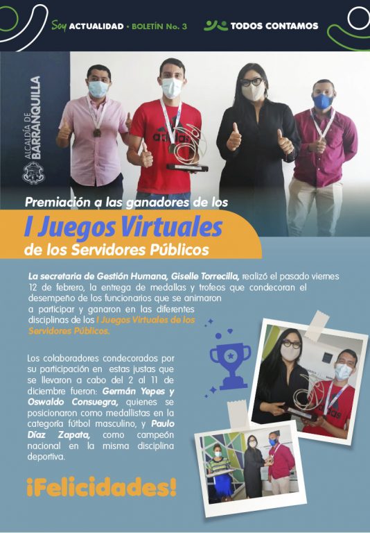 Infografía premiación juegos virtuales I