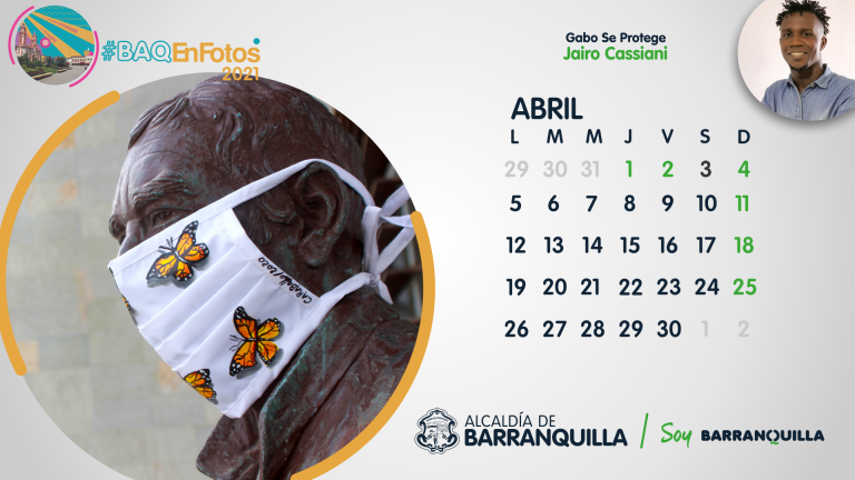 Calendario mes abril