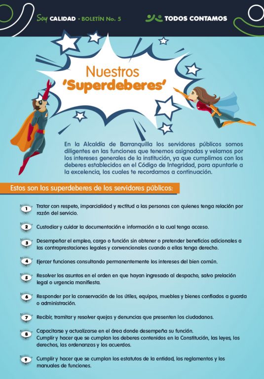 Infografía nuestros superdeberes