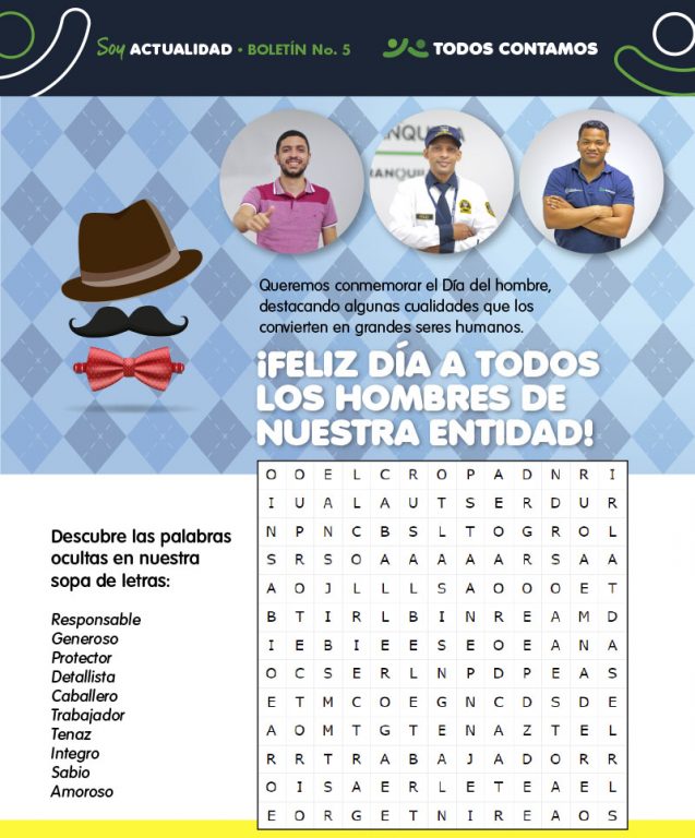 Infografía día del hombre