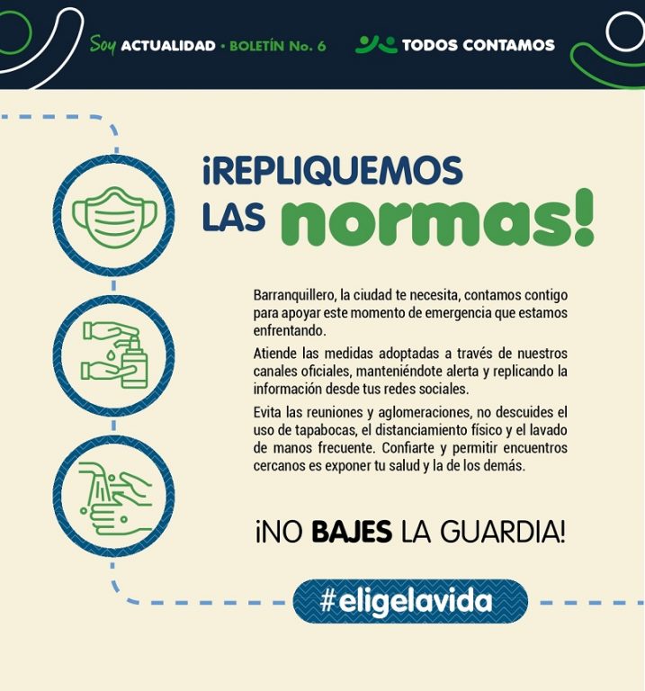 Infografía repliquemos las normas 