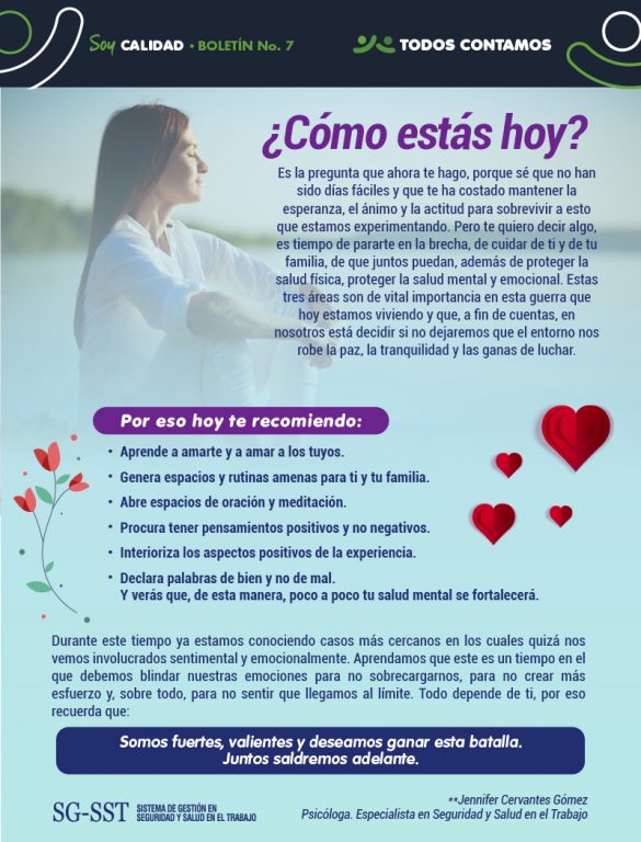 Infografía cuidado salud fisca y mental