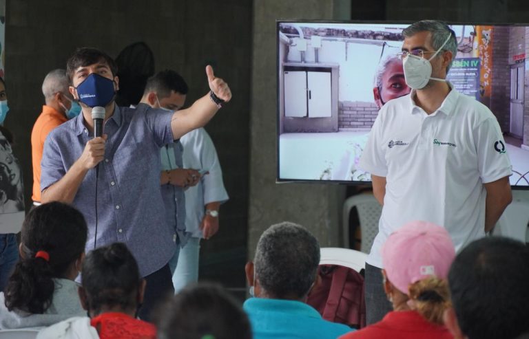 Alcalde Pumarejo presentado programa "Así vivo mi barrio"