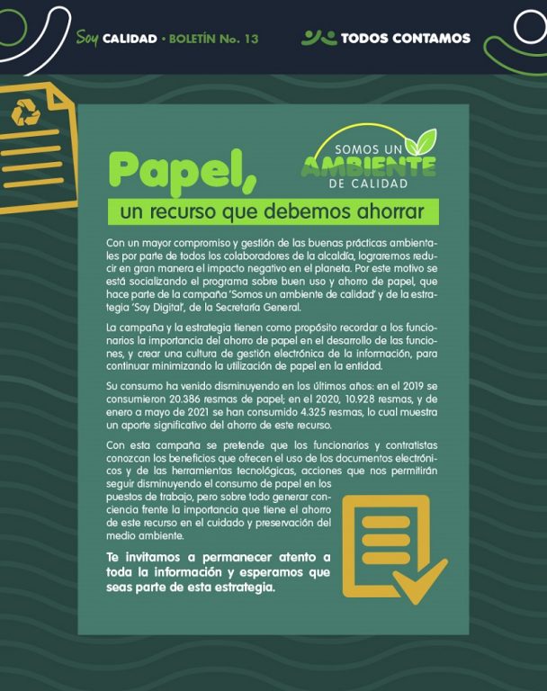 Texto sobre el papel