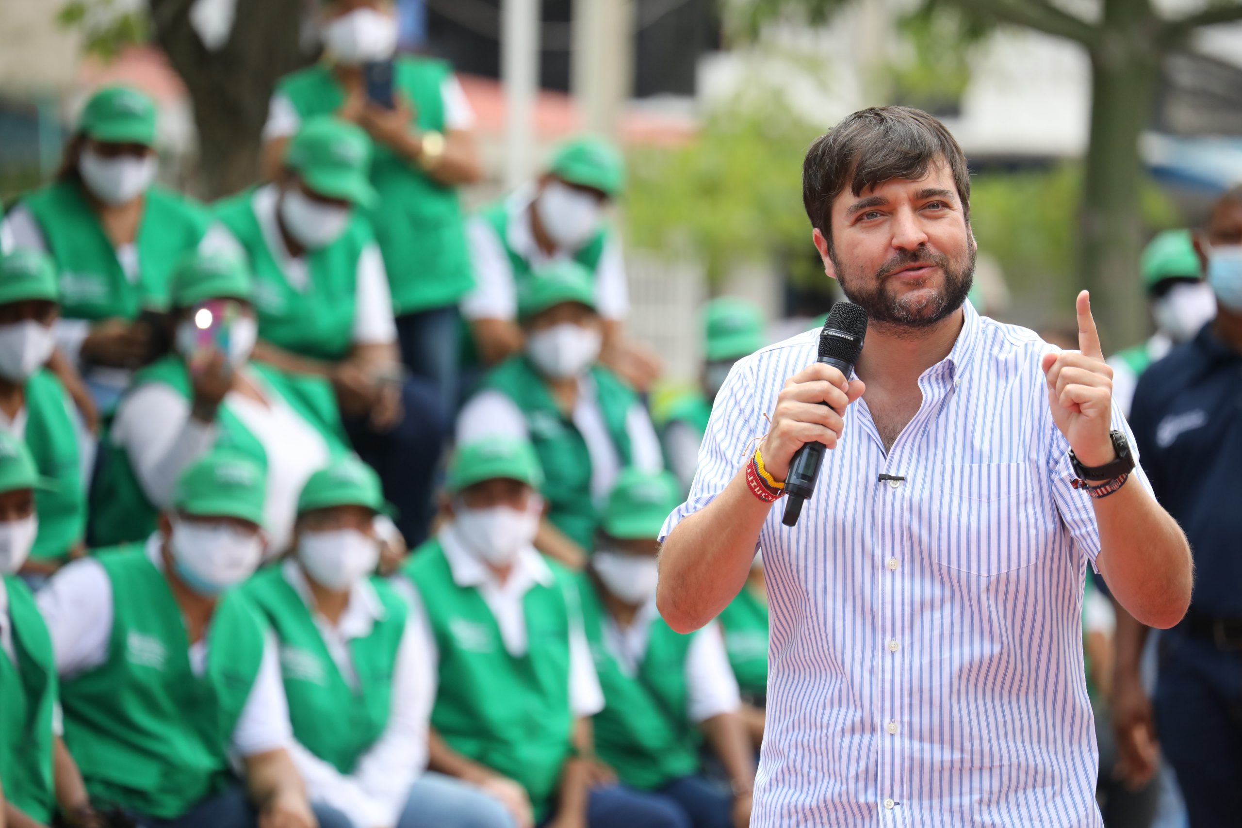 Alcalde Pumarejo en evento del voluntariado ‘Soy Barranquilla’