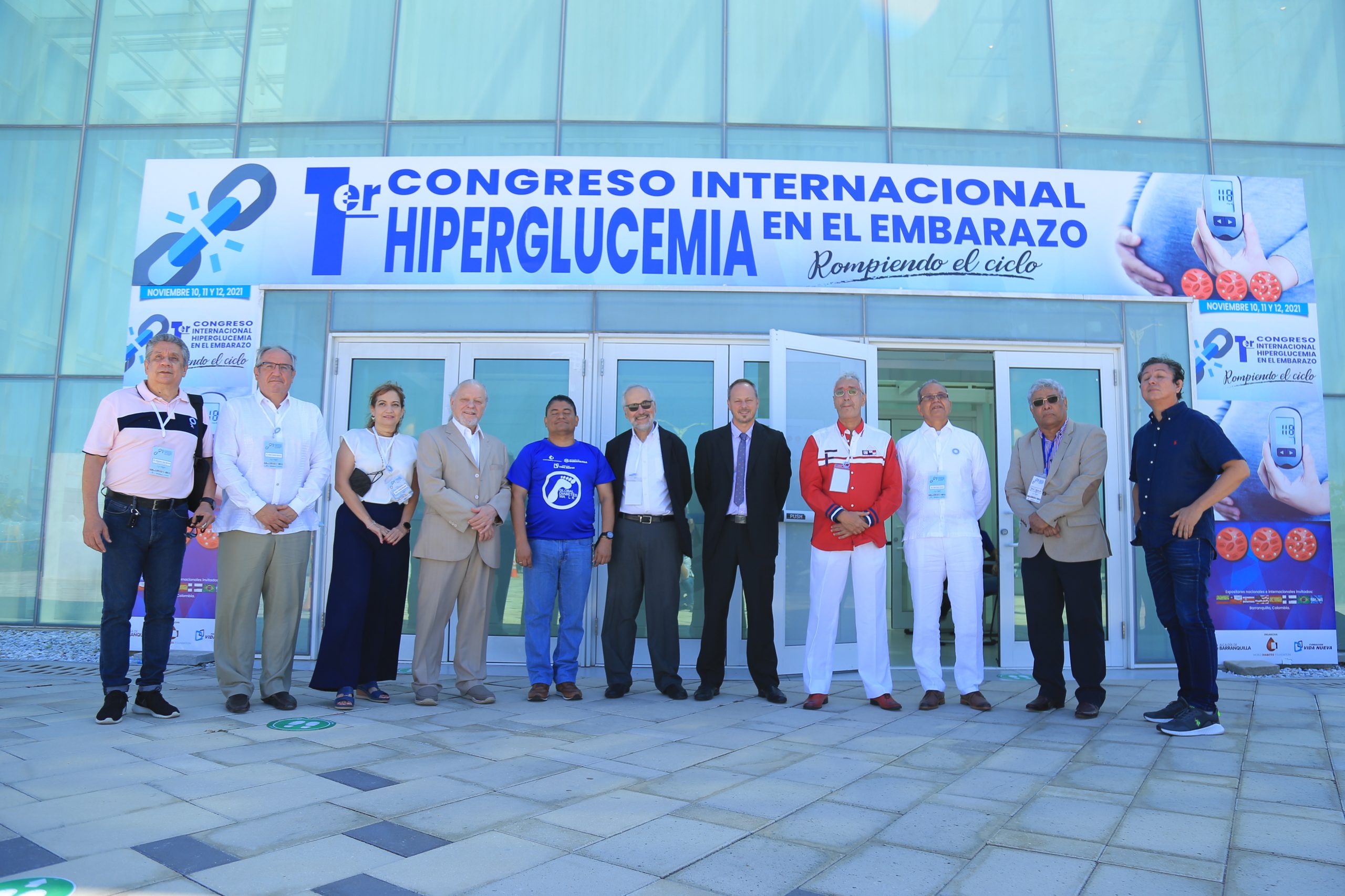 Personalidades del Primer Congreso Internacional de Hiperglucemia en el Embarazo.