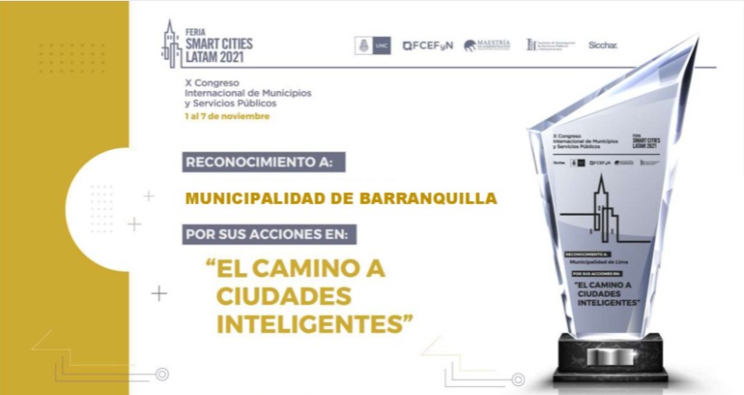 Certificado de prenio de ciudades inteligentes