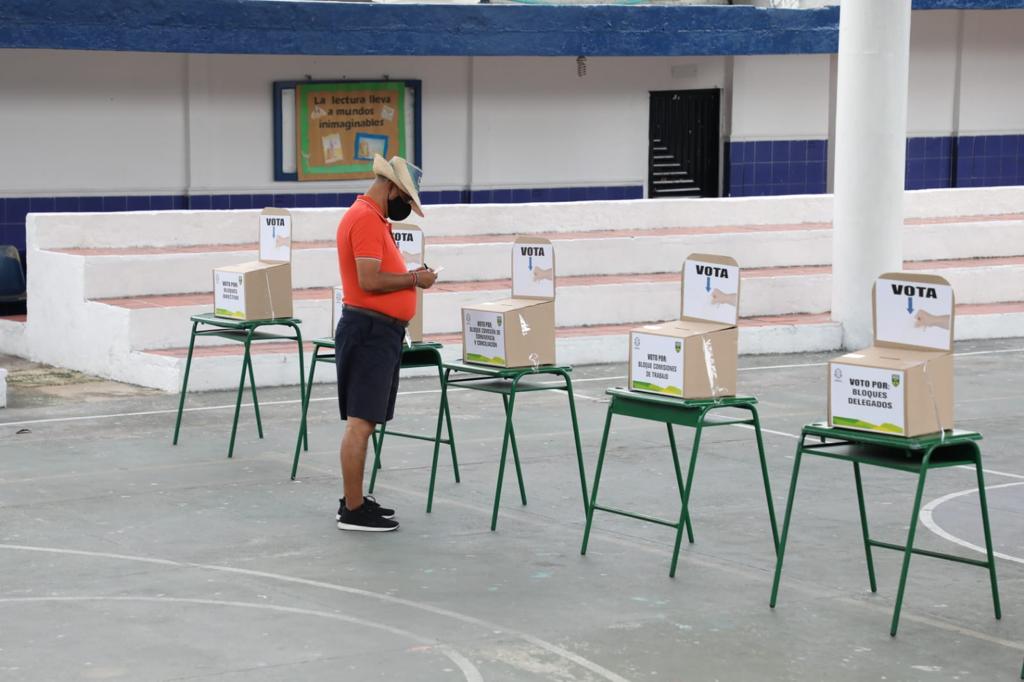 Mesas de votación en las elecciones de dignatarios de las Juntas de Acción Comunal