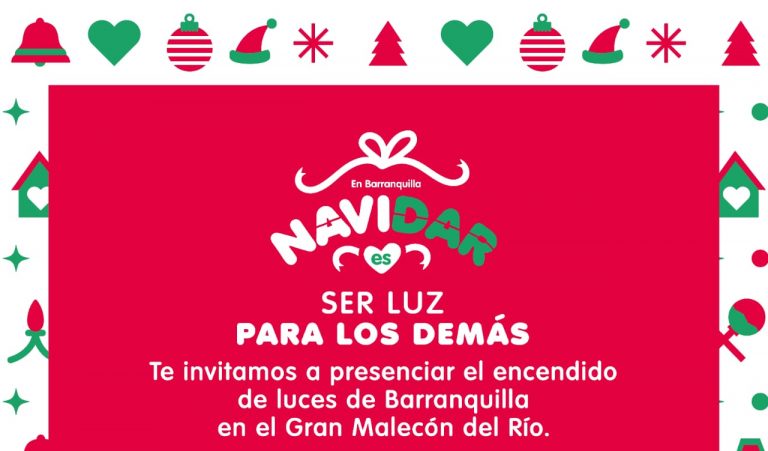 Banner Navidad ser luz para los demás.