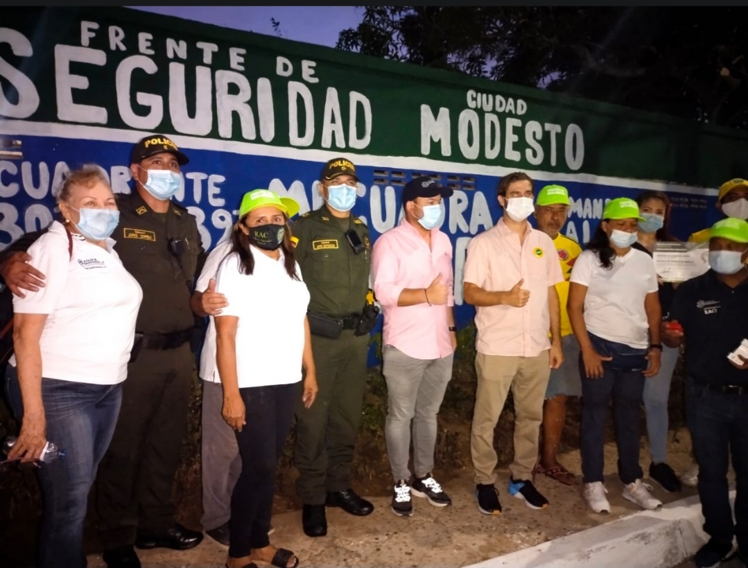 Reunión frente de seguridad Ciudad Modesto