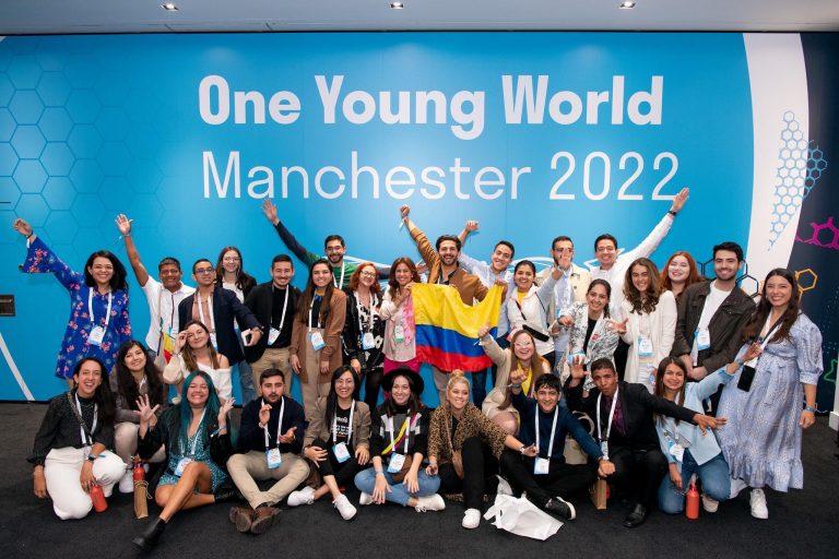 Jóvenes participantes en Cumbre de Manchester