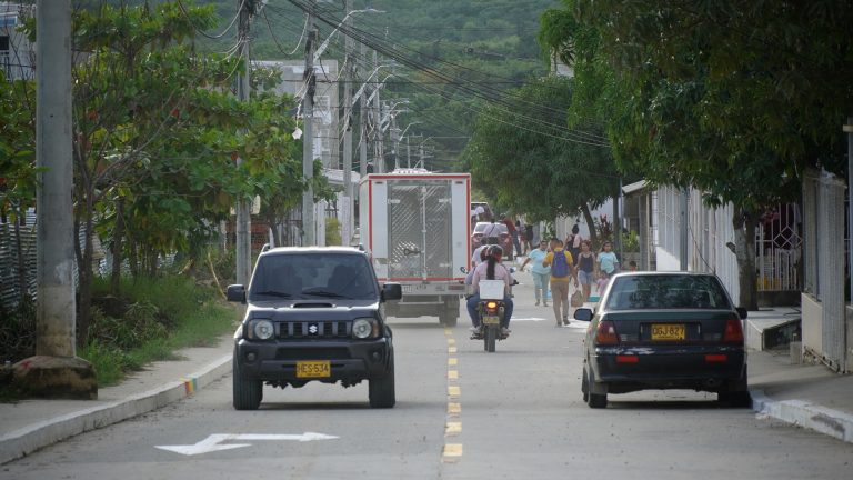 Vehículos en vía de Barranquilla