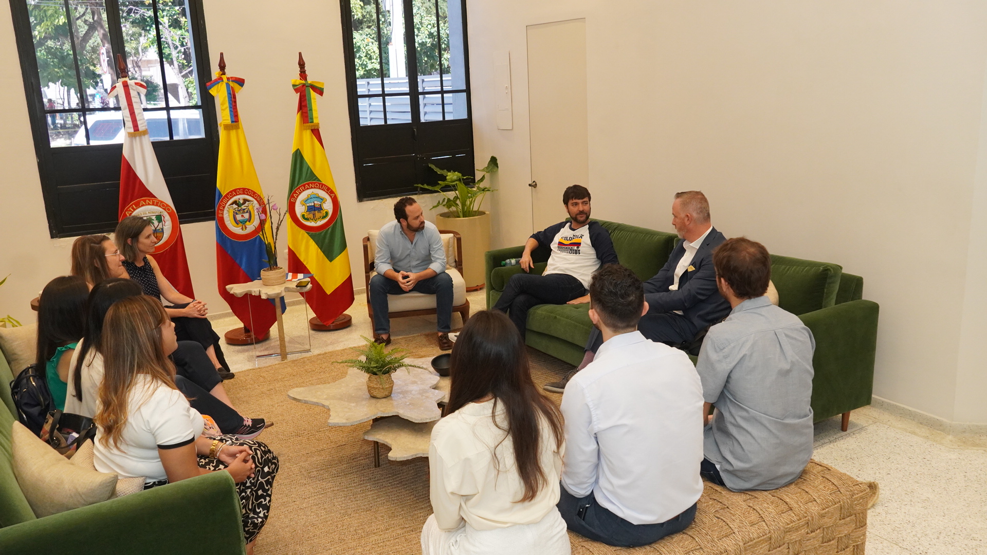 Reunión del Alcalde con miembros de Fundación Hilton