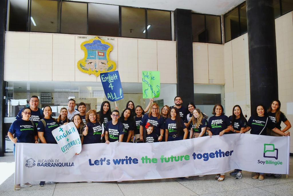 Equipo de bilingüismo en el Concejo de Barranquilla