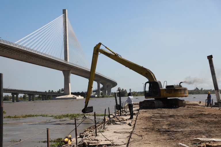 Daragdo cerca al puente Pumarejo