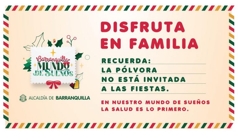 Banner campaña navidad sin pólvora