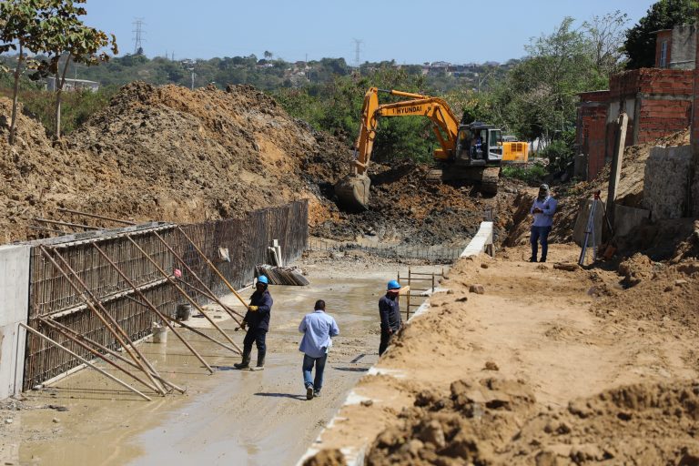 Obras en ejecucion arroyo salao II