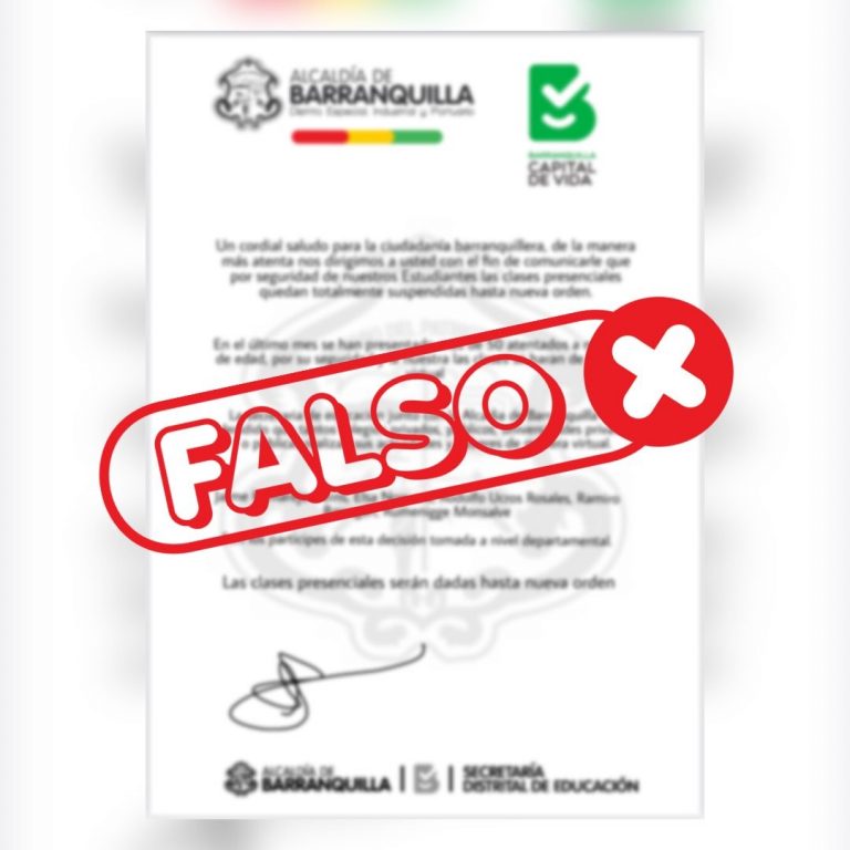 Alcaldía desmiente Comunicado falso