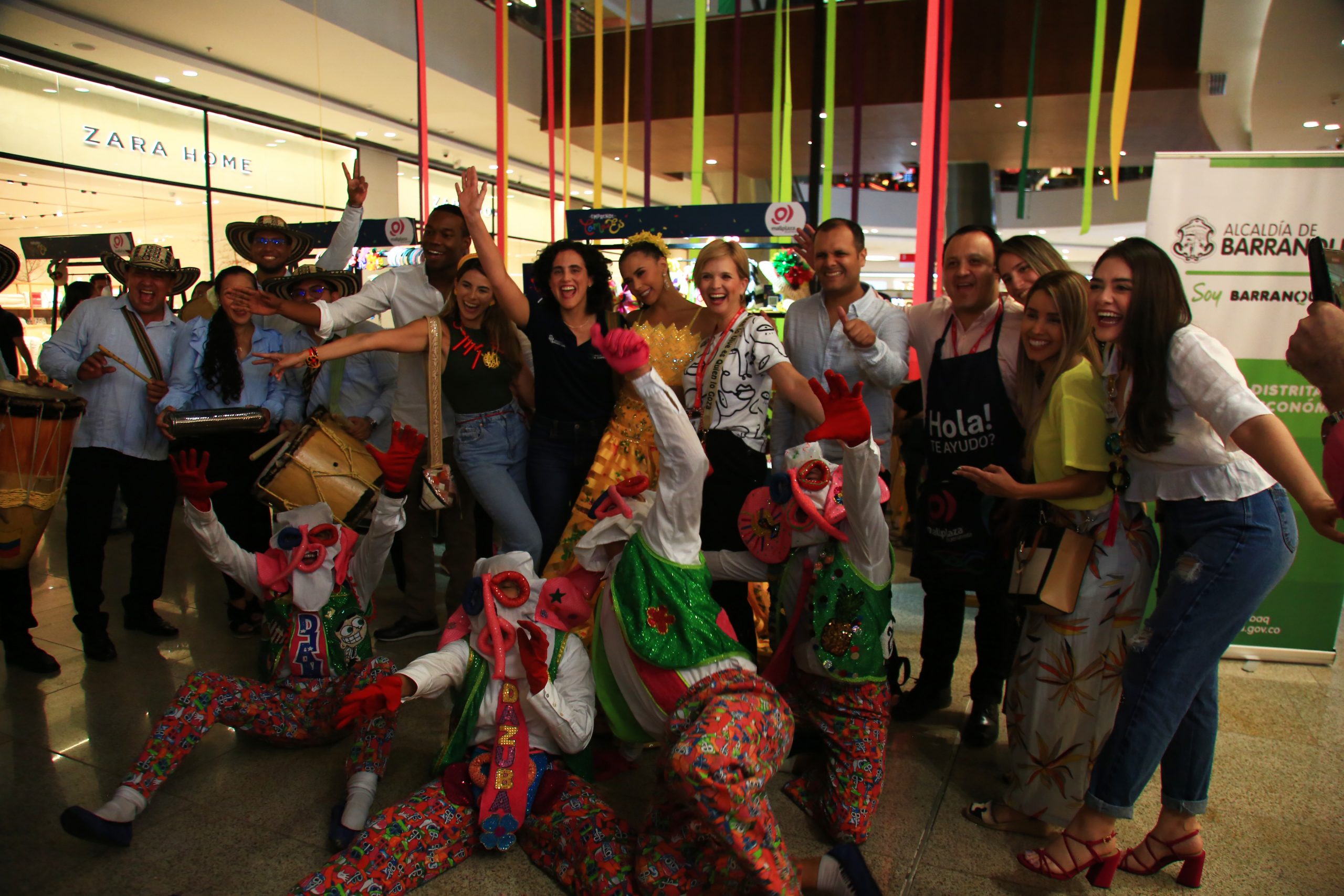 Emprendedores en feria