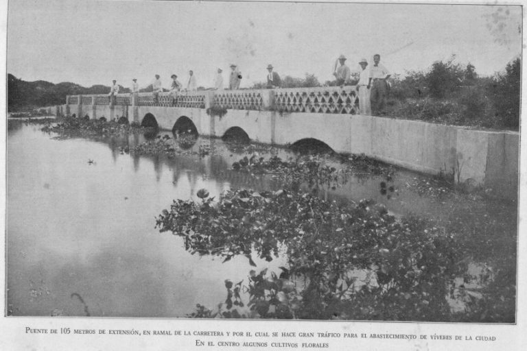 Vista de la antigua del Canal de Barranquilla