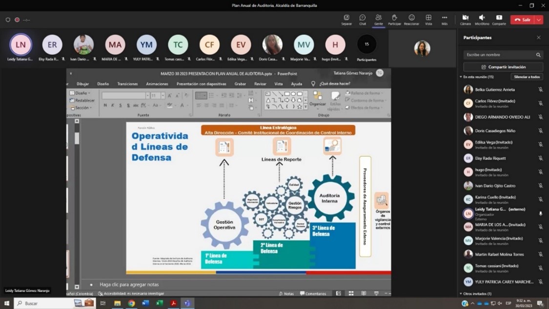 Panallazo de una charla virtual