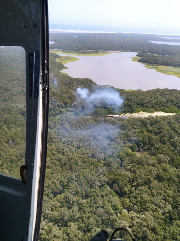 Vista de Isala Salamanca y Rio Magdalena desde un helicoptero