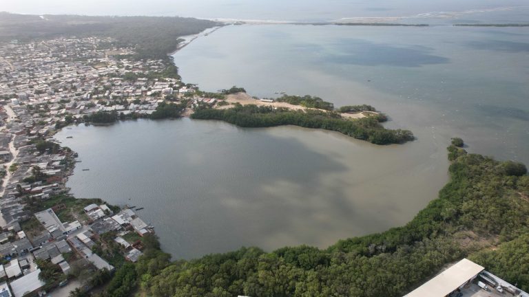 Vista panoramica de la Cienaga de Mallorquín