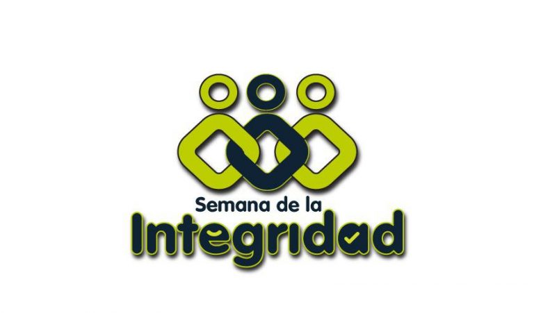 Logo semana de la integridad en color verde y azul