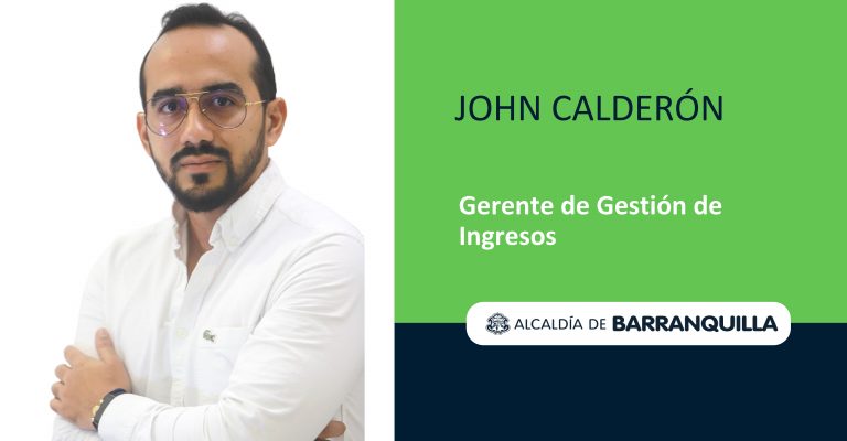 JOHN CALDERÓN - GERENTE DE GESTIÓN DE INGRESOS