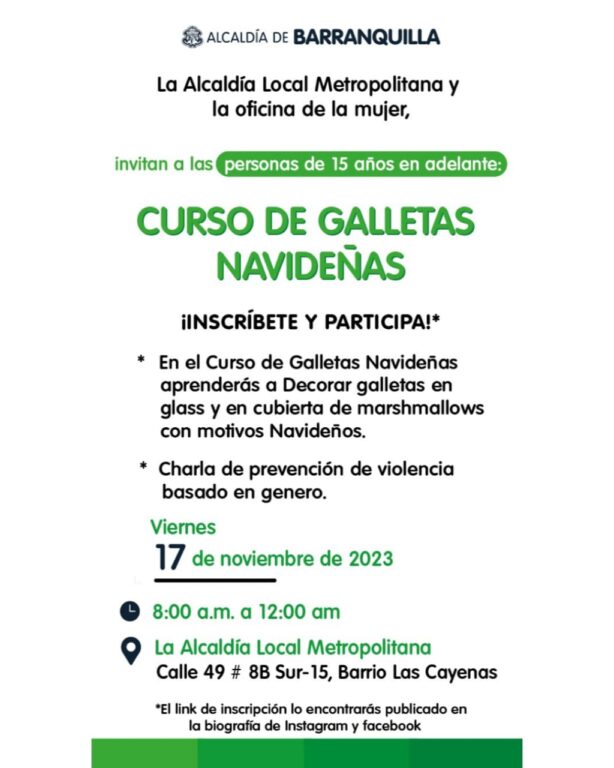 Banner curso galletas