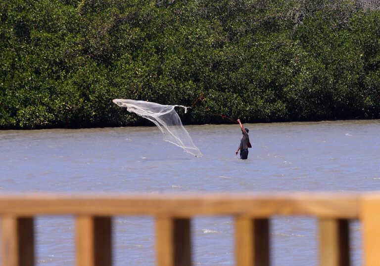 Hombre pescando