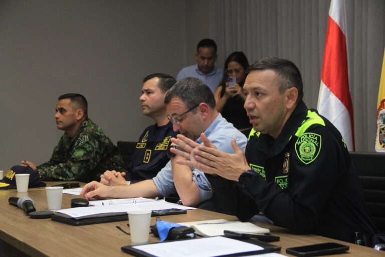 Intervención comandante de la Policía